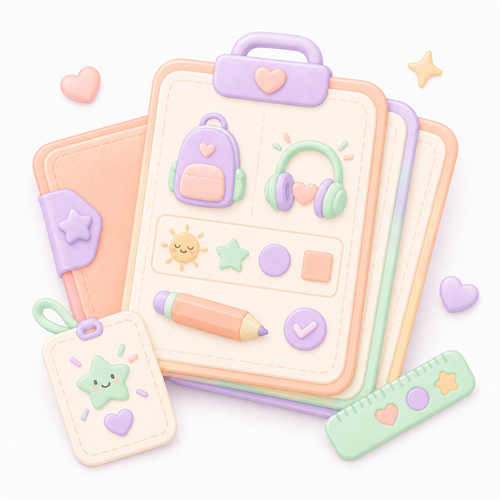 School Sensory Sheets